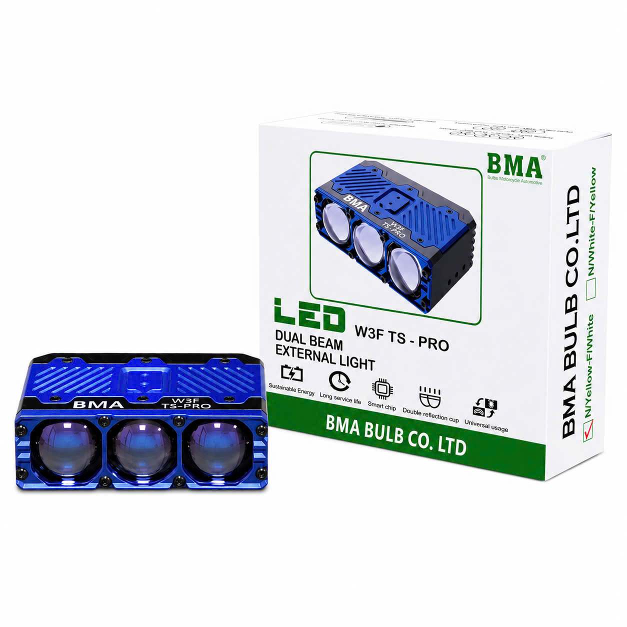 BÓNG LED TRỢ SÁNG BMA W3F TS PRO