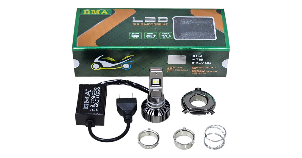 BÓNG LED BMA F30 QUẠT TẢN NHIỆT (50C/1T)