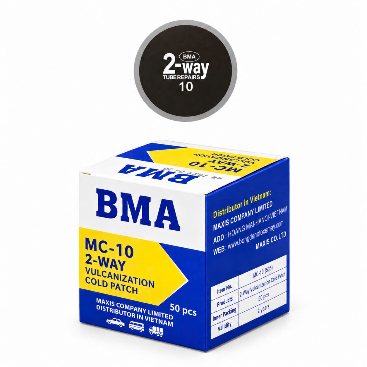 MIẾNG VÁ TRÒN MC-10 (2-WAY)