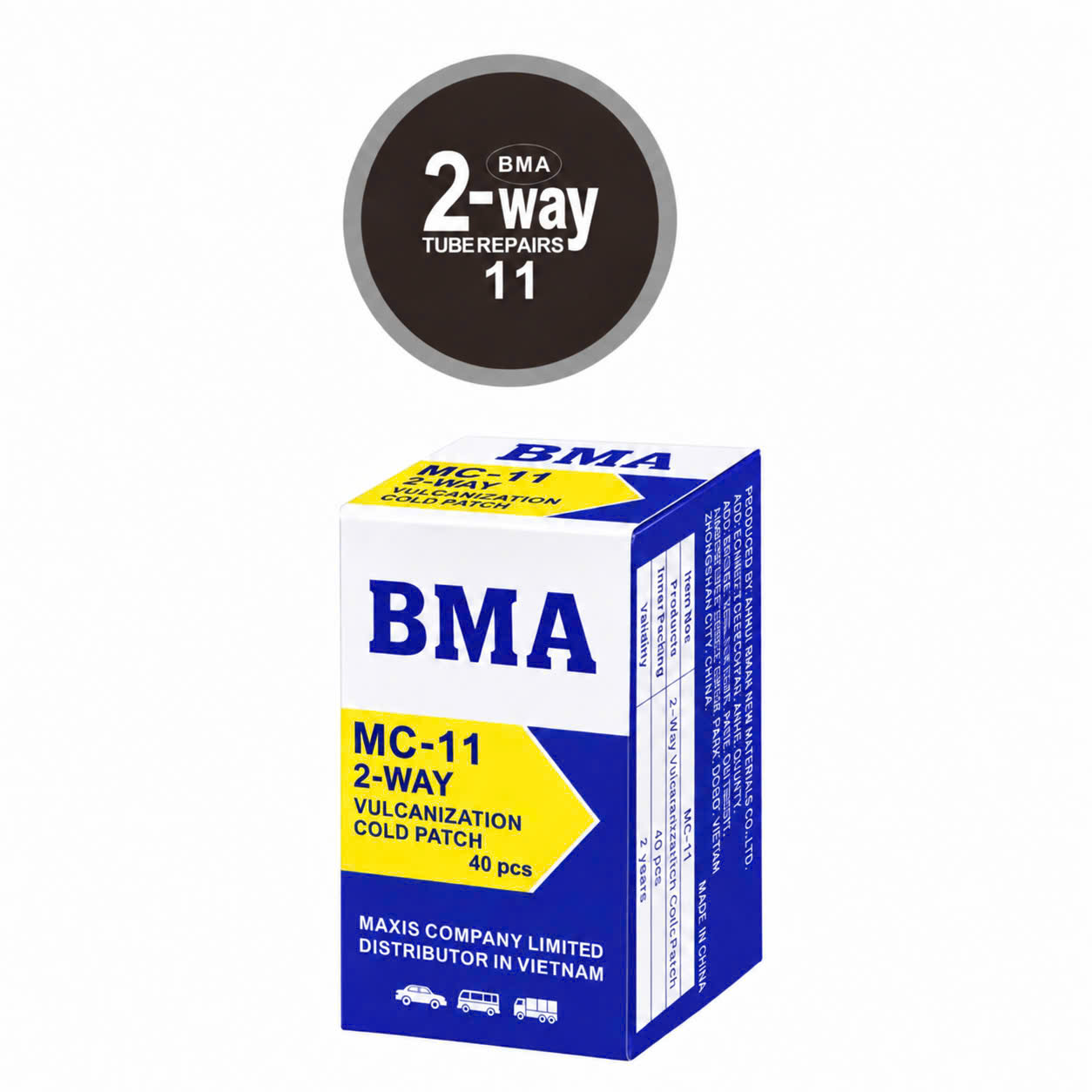 MIẾNG VÁ TRÒN MC-11 (2-WAY)