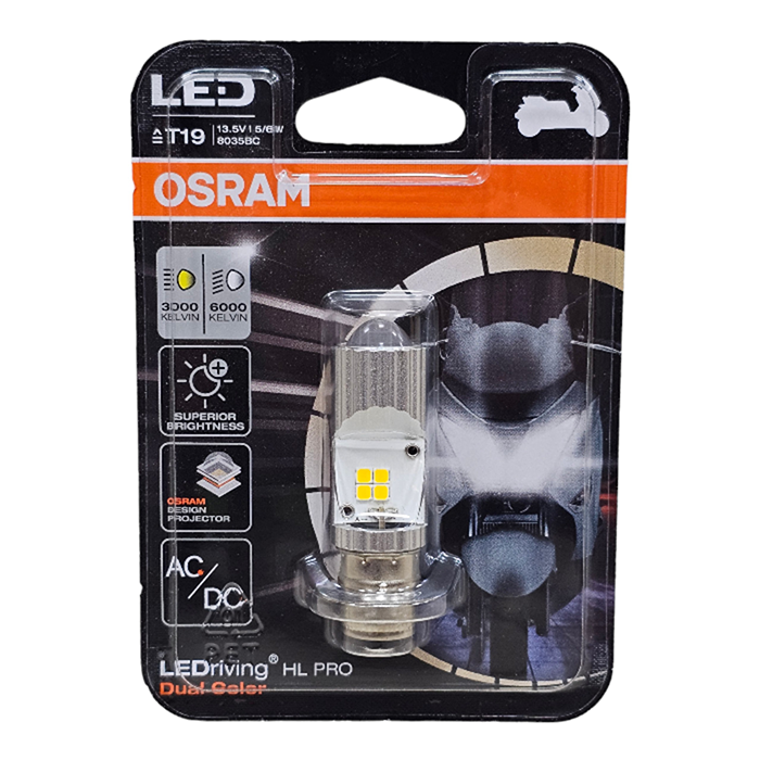 OSRAM LED T19 (BI CẦU W/Y)
